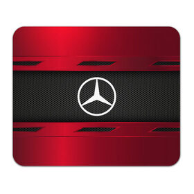 Коврик прямоугольный с принтом MERCEDES BENZ SPORT в Новосибирске, натуральный каучук | размер 230 х 185 мм; запечатка лицевой стороны | Тематика изображения на принте: 