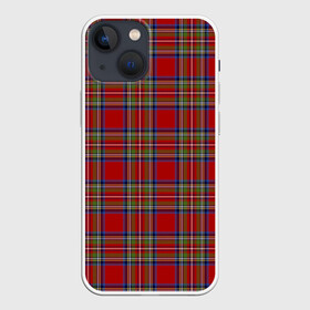 Чехол для iPhone 13 mini с принтом Королевский Стюарт Тартан в Новосибирске,  |  | англия | килт | королева | королевский | лондон | стюарт | тартан | ткань | узор | шотландия | шотландка