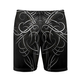 Мужские шорты 3D спортивные с принтом Tribal Pattern в Новосибирске,  |  | biker | bodybuilding | cool | fitness | gothic | gym | pattern | sport | style | tattoo | tribal | тату