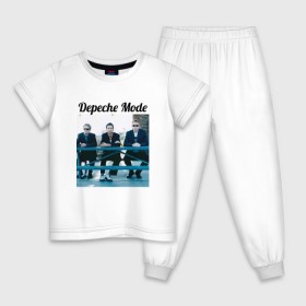 Детская пижама хлопок с принтом Depeche mode в Новосибирске, 100% хлопок |  брюки и футболка прямого кроя, без карманов, на брюках мягкая резинка на поясе и по низу штанин
 | depeche mode | депеш мод. | музыка