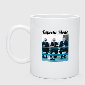 Кружка керамическая с принтом Depeche mode в Новосибирске, керамика | объем — 330 мл, диаметр — 80 мм. Принт наносится на бока кружки, можно сделать два разных изображения | Тематика изображения на принте: depeche mode | депеш мод. | музыка