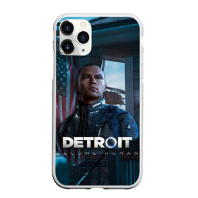 Чехол для iPhone 11 Pro матовый с принтом Detroit Become Human - Markus в Новосибирске, Силикон |  | Тематика изображения на принте: connor | cyberlife | deviant | ps4 | rk800 |  detroit: become human | детроит | детроит: стать человеком | игры | коннор | пиратs | эксклюзив