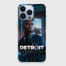 Чехол для iPhone 13 Pro с принтом Detroit: Become Human   Markus в Новосибирске,  |  | connor | cyberlife | deviant | ps4 | rk800 |  detroit: become human | детроит | детроит: стать человеком | игры | коннор | пиратs | эксклюзив