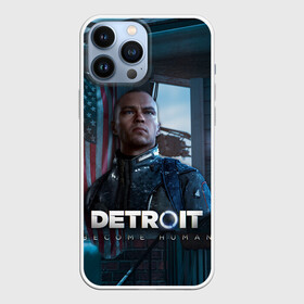 Чехол для iPhone 13 Pro Max с принтом Detroit: Become Human   Markus в Новосибирске,  |  | Тематика изображения на принте: connor | cyberlife | deviant | ps4 | rk800 |  detroit: become human | детроит | детроит: стать человеком | игры | коннор | пиратs | эксклюзив