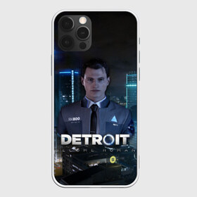 Чехол для iPhone 12 Pro Max с принтом Detroit Become Human - Connor в Новосибирске, Силикон |  | Тематика изображения на принте: 