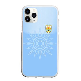 Чехол для iPhone 11 Pro матовый с принтом Уругвай домашняя форма в Новосибирске, Силикон |  | домашняя форма | уругвай | уругвай домашняя форма