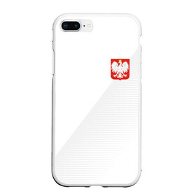 Чехол для iPhone 7Plus/8 Plus матовый с принтом Польша домашняя форма в Новосибирске, Силикон | Область печати: задняя сторона чехла, без боковых панелей | 