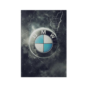 Обложка для паспорта матовая кожа с принтом Логотип BMW в Новосибирске, натуральная матовая кожа | размер 19,3 х 13,7 см; прозрачные пластиковые крепления | logo bmw | бмв | логотип bmw | логотип бмв