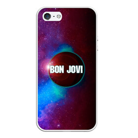 Чехол для iPhone 5/5S матовый с принтом Bon Jovi в Новосибирске, Силикон | Область печати: задняя сторона чехла, без боковых панелей | bon jovi | альбом | арена | бон | бон джови | глэм | группа | джови | джон | метал | музыка | надпись | песни | поп | попрок | рок | рокер | смайл | солист | софт | стена | хард | хеви | хевиметал