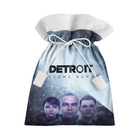 Подарочный 3D мешок с принтом Detroit become human в Новосибирске, 100% полиэстер | Размер: 29*39 см | dbh | detroit | gamer