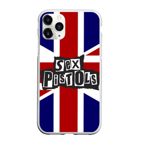 Чехол для iPhone 11 Pro матовый с принтом Sex Pistols в Новосибирске, Силикон |  | англия | британия | панк | флаг