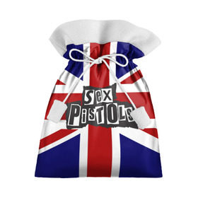 Подарочный 3D мешок с принтом Sex Pistols в Новосибирске, 100% полиэстер | Размер: 29*39 см | англия | британия | панк | флаг