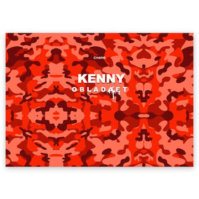 Поздравительная открытка с принтом Kenny в Новосибирске, 100% бумага | плотность бумаги 280 г/м2, матовая, на обратной стороне линовка и место для марки
 | Тематика изображения на принте: назар вотяков | обладает | русский рэп