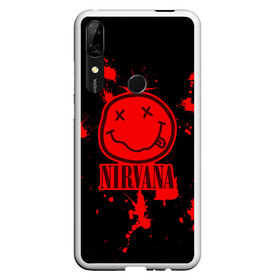 Чехол для Honor P Smart Z с принтом Nirvana в Новосибирске, Силикон | Область печати: задняя сторона чехла, без боковых панелей | cobain | kurt | nevermino | nirvana | альтернативный | гранж | грол | группа | дональд | кобейн | курт | музыка | надпись | нервана | нирвана | новоселич | певец | рок | смайл | смайлик | солист