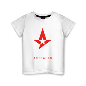 Детская футболка хлопок с принтом Astralis - The Form в Новосибирске, 100% хлопок | круглый вырез горловины, полуприлегающий силуэт, длина до линии бедер | Тематика изображения на принте: astralis | counter strike | cs go
