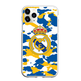 Чехол для iPhone 11 Pro Max матовый с принтом Real Madrid в Новосибирске, Силикон |  | football | logo | real madrid | spain | sport | арт | испания | камуфляж | лига | лого | милитари | реал | спорт | текстура | фк | футбол | футбольный клуб | эмблема