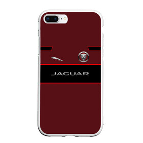 Чехол для iPhone 7Plus/8 Plus матовый с принтом Jaguar в Новосибирске, Силикон | Область печати: задняя сторона чехла, без боковых панелей | c x17 | c x75 concept | c xf | cars | e pace | f pace | jaguar | land | r d6 | r2 | r3 | r4 | r5 | rover. r1 | xkr 75 | авто | автомобиль | знак | лого | машина | символ | тачка | эмблема | ягуар