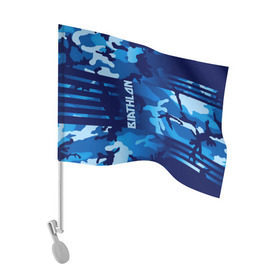 Флаг для автомобиля с принтом BIATHLON в Новосибирске, 100% полиэстер | Размер: 30*21 см | biathlon | sport | беатлон | беотлон | биатлон | биотлон | борьба | винтовка | линии | лыжи | надпись | полосы | россии | россия | рф | сборная | символ | состязание | спорт | стрельба | флаг