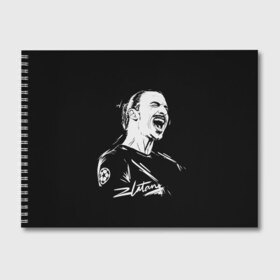 Альбом для рисования с принтом Zlatan Ibrahimovic в Новосибирске, 100% бумага
 | матовая бумага, плотность 200 мг. | Тематика изображения на принте: football | златан ибрагимович | игрок | сборная швеции | футбол | футболист