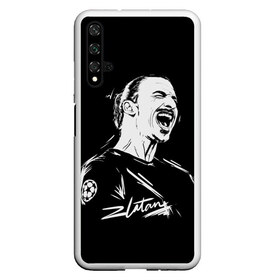 Чехол для Honor 20 с принтом Zlatan Ibrahimovic в Новосибирске, Силикон | Область печати: задняя сторона чехла, без боковых панелей | Тематика изображения на принте: football | златан ибрагимович | игрок | сборная швеции | футбол | футболист