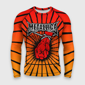 Мужской рашгард 3D с принтом Metallica в Новосибирске,  |  | anger | fans | metall | metallica | st | альбом | альбома | группа | логотип | металл | металлика | обложка | фанат