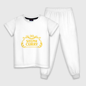 Детская пижама хлопок с принтом Steph Curry в Новосибирске, 100% хлопок |  брюки и футболка прямого кроя, без карманов, на брюках мягкая резинка на поясе и по низу штанин
 | Тематика изображения на принте: 