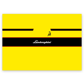 Поздравительная открытка с принтом Lamborghini в Новосибирске, 100% бумага | плотность бумаги 280 г/м2, матовая, на обратной стороне линовка и место для марки
 | automobili | gallardo | lamborghini | murcielago | reventon | roadster | s.p.a. | авто | автомобиль | знак | ламборгини | ламборджини | ламборжини | лого | машина | символ | спорт | тачка | эмблема