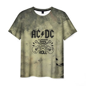 Мужская футболка 3D с принтом AC DC в Новосибирске, 100% полиэфир | прямой крой, круглый вырез горловины, длина до линии бедер | ac dc | acdc | acdc ас дс | австралийская | ангус янг | асдс | блюз | группа | крис слэйд | метал | молния | музыка | музыканты | певцы | рок | рок н ролл | стиви янг | хард | хардрок | эксл роуз