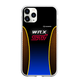 Чехол для iPhone 11 Pro Max матовый с принтом Subaru WRX STI в Новосибирске, Силикон |  | impreza | pro | sport | sti | subaru | wrx | врикс | врх | импреза | логотип | сетка | соты | субарик | субару