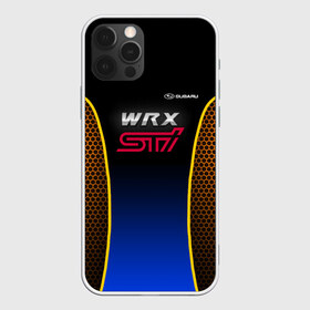 Чехол для iPhone 12 Pro Max с принтом Subaru WRX STI в Новосибирске, Силикон |  | Тематика изображения на принте: impreza | pro | sport | sti | subaru | wrx | врикс | врх | импреза | логотип | сетка | соты | субарик | субару