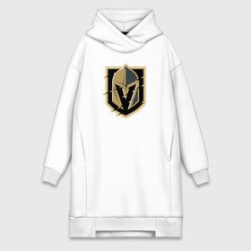 Платье-худи хлопок с принтом Vegas Golden Knights в Новосибирске,  |  | nhl | stanley cup | vegas golden knights | vegas knights | вегас голден найтс | вегас найтс | кубок стенли | кубок стэнли | нхл | хоккей | хоккейный клуб