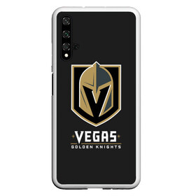 Чехол для Honor 20 с принтом Vegas Golden Knights в Новосибирске, Силикон | Область печати: задняя сторона чехла, без боковых панелей | Тематика изображения на принте: 