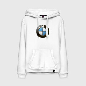 Мужская толстовка хлопок с принтом BMW в Новосибирске, френч-терри, мягкий теплый начес внутри (100% хлопок) | карман-кенгуру, эластичные манжеты и нижняя кромка, капюшон с подкладом и шнурком | bmw | logo | бмв | логотип бмв