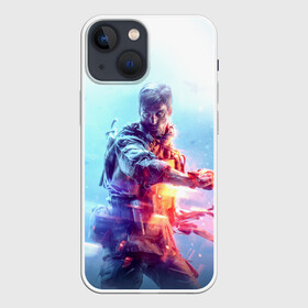 Чехол для iPhone 13 mini с принтом Battlefield 5 Man в Новосибирске,  |  | battlefield | battlefield5 | battlefieldv | батла | батлфилд | батлфилд5 | игра