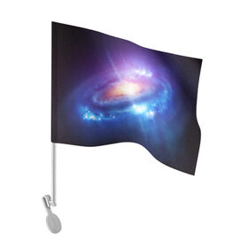 Флаг для автомобиля с принтом Абстракция космоса в Новосибирске, 100% полиэстер | Размер: 30*21 см | abstraction | cosmos | nebula | space | star | universe | абстракция | вселенная | звезды | космос | мир | планеты