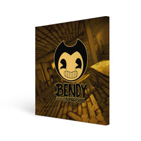 Холст квадратный с принтом Bendy and the ink machine (33) в Новосибирске, 100% ПВХ |  | Тематика изображения на принте: bendy | bendy and the ink machine | бенди | бенди и чернильная машина