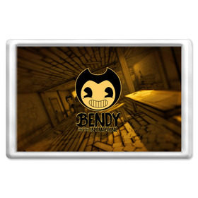 Магнит 45*70 с принтом Bendy and the ink machine (33) в Новосибирске, Пластик | Размер: 78*52 мм; Размер печати: 70*45 | bendy | bendy and the ink machine | бенди | бенди и чернильная машина