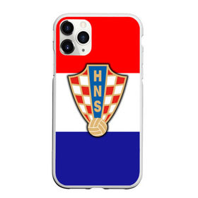 Чехол для iPhone 11 Pro матовый с принтом Сборная Хорватии флаг в Новосибирске, Силикон |  | европы | хорватия | чемпионат мира | чм