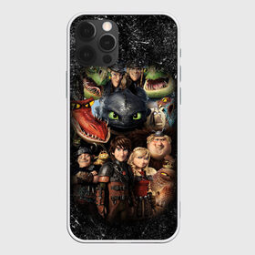 Чехол для iPhone 12 Pro Max с принтом Как приручить дракона в Новосибирске, Силикон |  | how to train your dragon | беззубик | викинги | дракон | как приручить дракона | ночная фурия