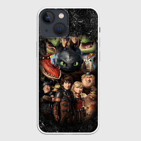 Чехол для iPhone 13 mini с принтом Как приручить дракона в Новосибирске,  |  | how to train your dragon | беззубик | викинги | дракон | как приручить дракона | ночная фурия