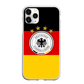 Чехол для iPhone 11 Pro матовый с принтом Сборная Германии флаг в Новосибирске, Силикон |  | германия | европы | мира | чемпионат | чм