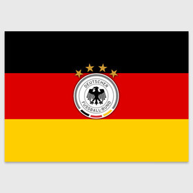 Поздравительная открытка с принтом Сборная Германии флаг в Новосибирске, 100% бумага | плотность бумаги 280 г/м2, матовая, на обратной стороне линовка и место для марки
 | германия | европы | мира | чемпионат | чм