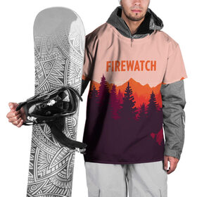 Накидка на куртку 3D с принтом FIREWATCH в Новосибирске, 100% полиэстер |  | Тематика изображения на принте: art | campo santo | firewatch | game | горы | закат | игра | лес | пейзаж | пожарный дозор | солнце | холмы