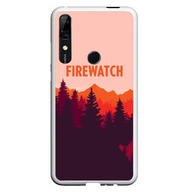 Чехол для Honor P Smart Z с принтом FIREWATCH в Новосибирске, Силикон | Область печати: задняя сторона чехла, без боковых панелей | art | campo santo | firewatch | game | горы | закат | игра | лес | пейзаж | пожарный дозор | солнце | холмы