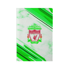Обложка для паспорта матовая кожа с принтом Liverpool 2018 в Новосибирске, натуральная матовая кожа | размер 19,3 х 13,7 см; прозрачные пластиковые крепления | Тематика изображения на принте: football | soccer | ливерпуль