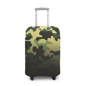 Чехол для чемодана 3D с принтом Camouflage - Series 3 в Новосибирске, 86% полиэфир, 14% спандекс | двустороннее нанесение принта, прорези для ручек и колес | 