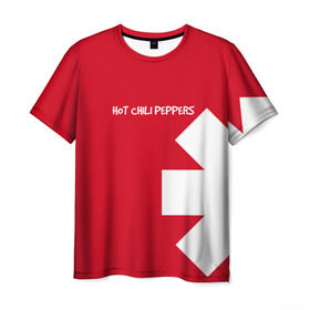 Мужская футболка 3D с принтом Red Hot Chili Peppers в Новосибирске, 100% полиэфир | прямой крой, круглый вырез горловины, длина до линии бедер | red hot chili peppers | rhcp | перцы | ред хот чили пепперс | рхчп | рэд