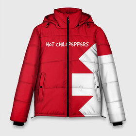 Мужская зимняя куртка 3D с принтом Red Hot Chili Peppers в Новосибирске, верх — 100% полиэстер; подкладка — 100% полиэстер; утеплитель — 100% полиэстер | длина ниже бедра, свободный силуэт Оверсайз. Есть воротник-стойка, отстегивающийся капюшон и ветрозащитная планка. 

Боковые карманы с листочкой на кнопках и внутренний карман на молнии. | Тематика изображения на принте: red hot chili peppers | rhcp | перцы | ред хот чили пепперс | рхчп | рэд