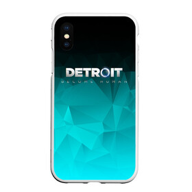 Чехол для iPhone XS Max матовый с принтом DETROIT BECOME HUMAN в Новосибирске, Силикон | Область печати: задняя сторона чехла, без боковых панелей | connor | cyberlife | detroit become human | deviant | kara | markus | ps4 | rk800 |  detroit: become human | детроит | детроит: стать человеком | игры | кара | коннор | конор | кэра | маркус | пиратs | эксклюзив