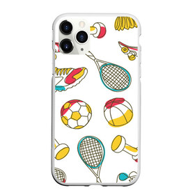 Чехол для iPhone 11 Pro матовый с принтом Спорт в Новосибирске, Силикон |  | basketball | football | sport | tennis | атлет | бадминтон | баскетбол | боулинг | здоровье | игрок | лучший | победа | спорт | спортсмен | теннис | футбол | хоккей | чемпион | штанга